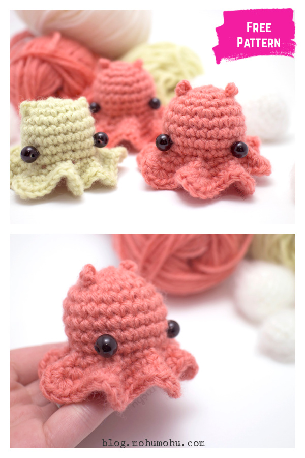 Dumbo Octopus Amigurumi Free Crochet Pattern 