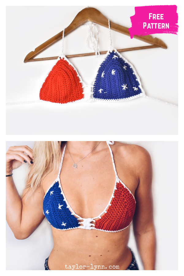 Independence Day Top Free Crochet Pattern