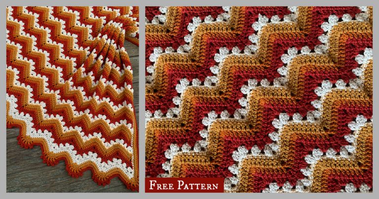 6-Day Popsicle Blanket Free Crochet Pattern