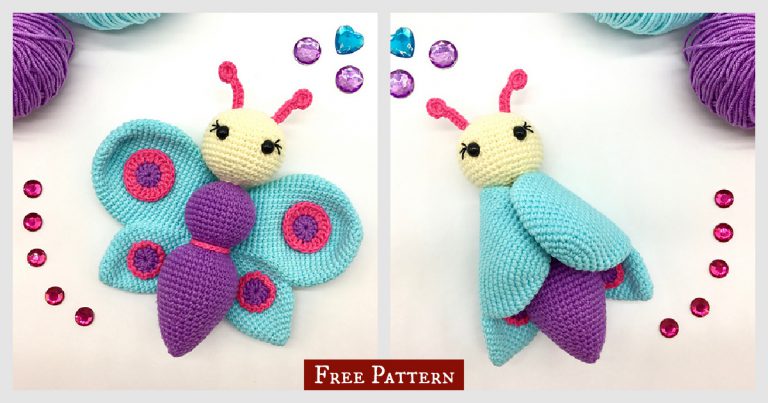 Betty the Butterfly Free Crochet Pattern