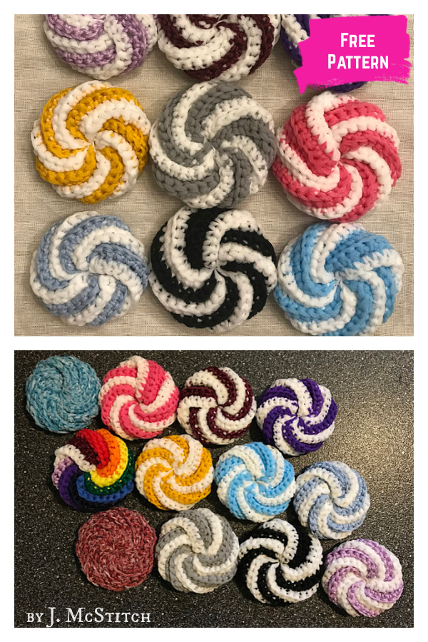 Bulky Spiral Scrubby Free Crochet Pattern