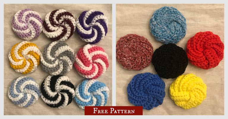 Bulky Spiral Scrubby Free Crochet Pattern