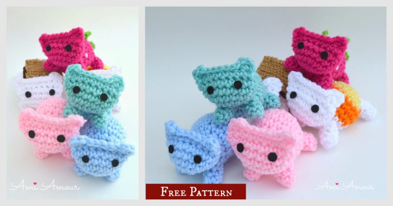 Cat Amigurumi Kitty Mod Free Crochet Pattern and Video Tutorial