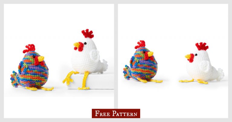 Chicken Rooster Free Crochet Pattern