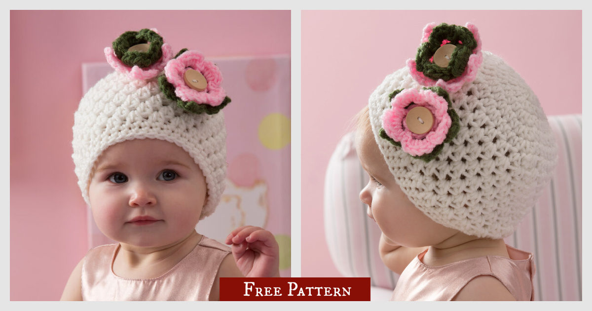 Darling Baby Hat Free Crochet Pattern