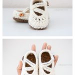 Double Strapped Baby Mary Janes Free Crochet Pattern