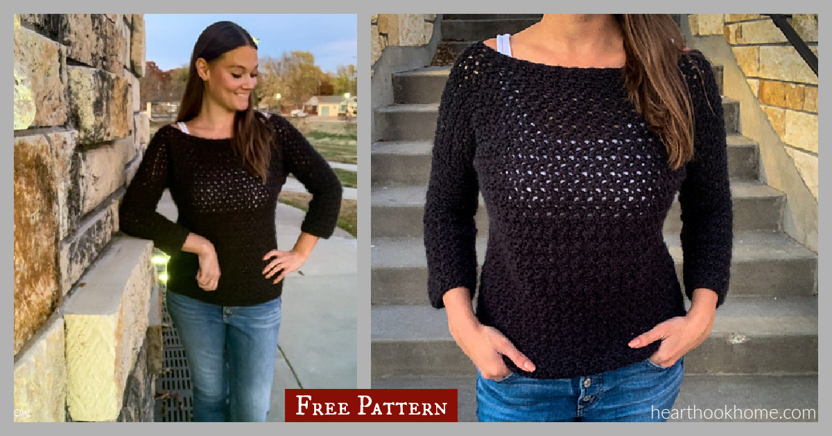 Easy Peasy Pullover Free Crochet Pattern