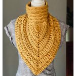 Ebb Tide Kerchief Cowl Free Crochet Pattern