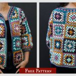 Everyday Granny Square Cardigan Free Crochet Pattern