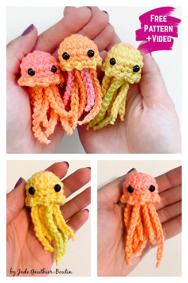 Jellyfish Babies Amigurumi Free Crochet Pattern