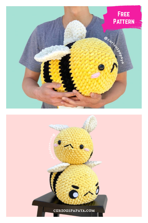 Jumbo the Bee Amigurumi Free Crochet Pattern