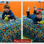 Kids Twin Bed Afghan & Pillow Free Crochet Patternree Crochet Pattern f