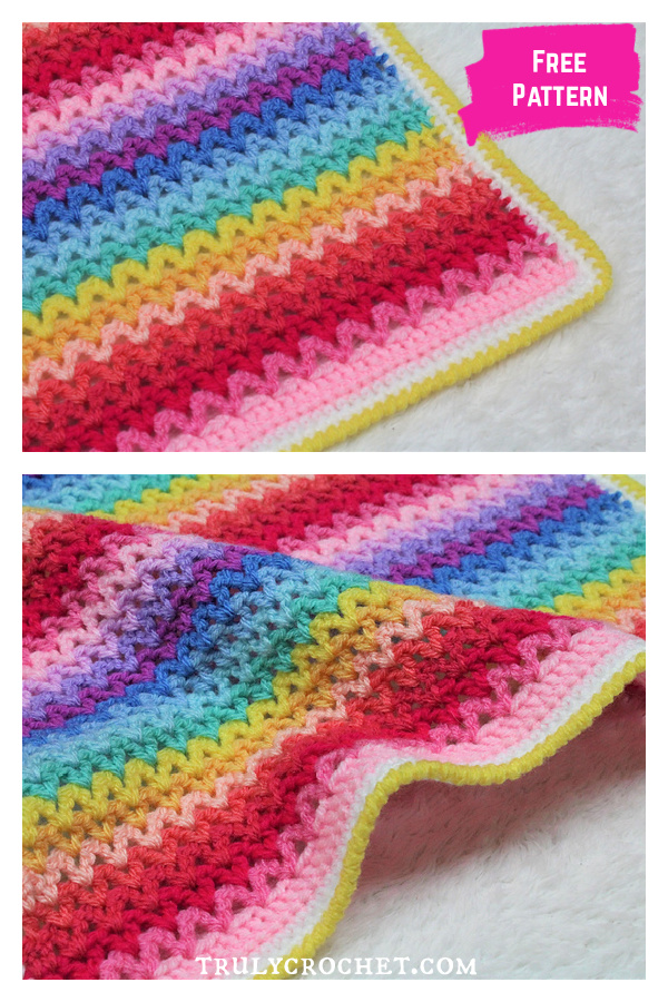 Mia Blanket Free Crochet Pattern 
