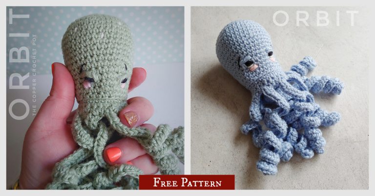 Orbit Amigurumi Octopus Free Crochet Pattern