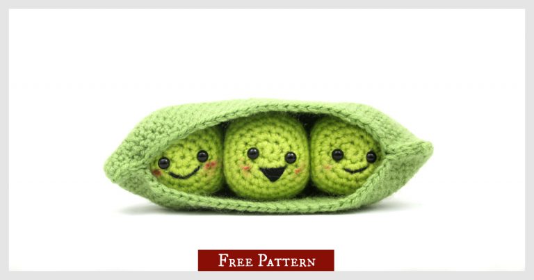 Peas in a Pod Food Friends Free Crochet Pattern