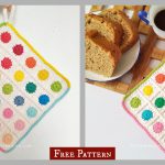 Scrappy Dots Potholder Free Crochet Pattern