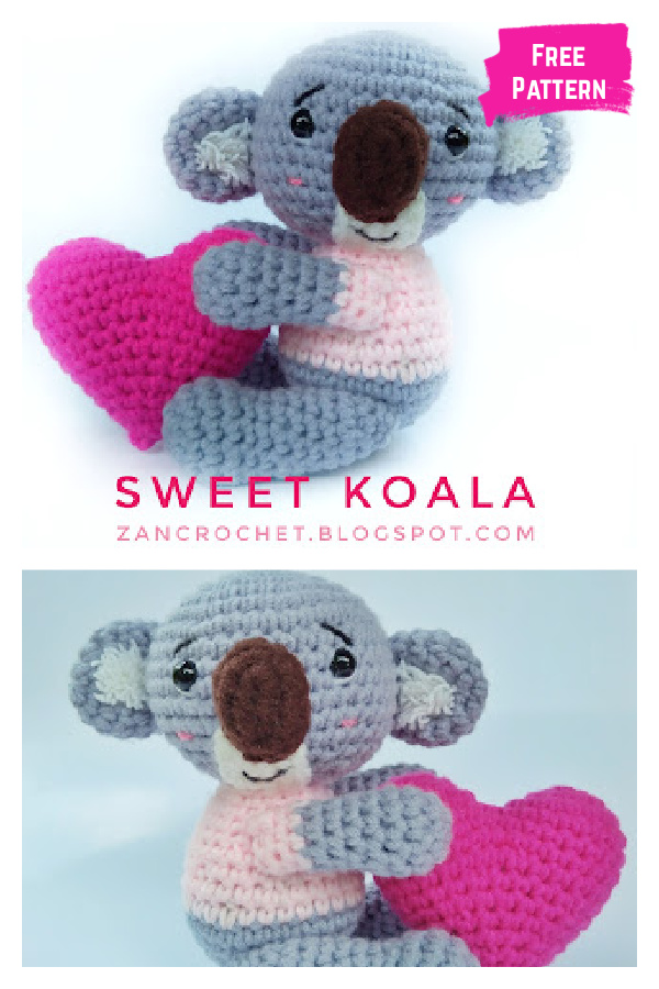 Sweet Koala Free Crochet Pattern