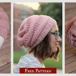 3 ml Slouchy Beanie Free Crochet Pattern