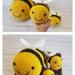 Amigurumi Tik Tok Bee Free Crochet Pattern and Video Tutorial