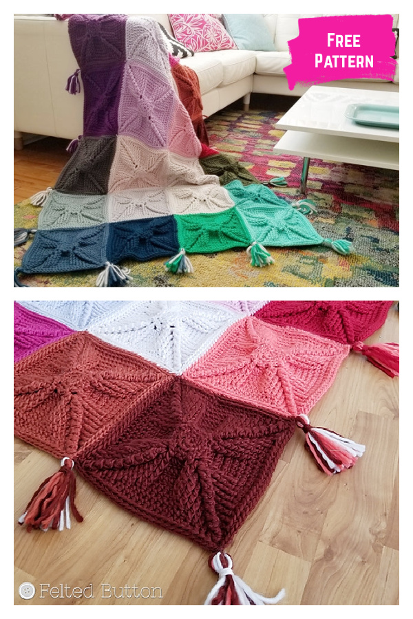 Asanas Blanket Free Crochet Pattern
