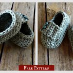 Baby Button Loafers Free Crochet Pattern and Video Tutorial