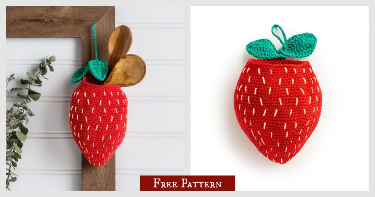 Berry Best Hanging Basket Free Crochet Pattern