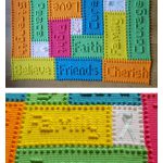 Cancer Support Motif Lap Blanket Free Crochet Pattern