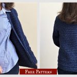 Crazy Classic Cardigan Free Crochet Pattern and Video Tutorial