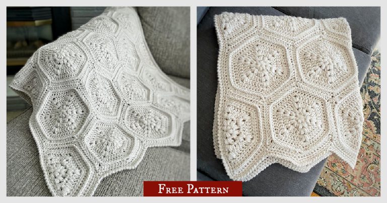 Flower Power Blanket Free Crochet Pattern