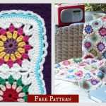Flowers in the Snow Free Crochet Pattern
