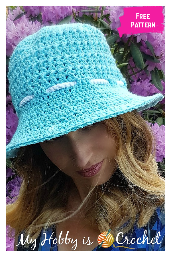 Let the Sun Shine Sun Hat Free Crochet Pattern 
