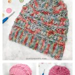 Love Bug Slouchy Hat Free Crochet Pattern