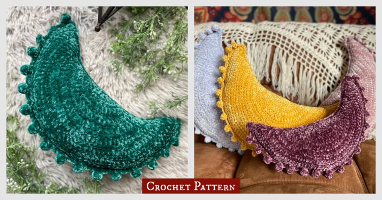 Moon Pillow Crochet Pattern