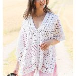 Moon Trail Poncho Free Crochet Pattern