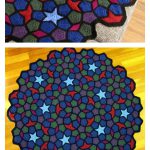 Pentagonal Penrose Throw Blanket Free Crochet Pattern