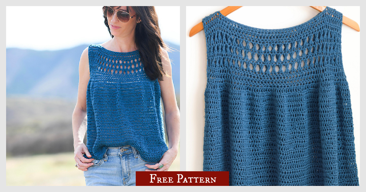 Summer Vacation Top Free Crochet Pattern