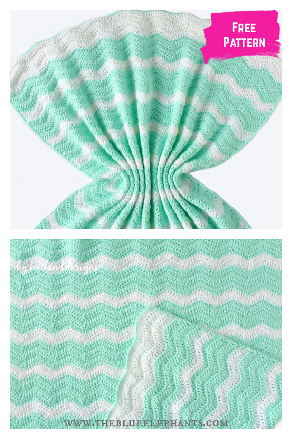 Summer Waves Blanket Free Crochet Pattern