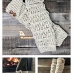 Turnberry Leg Warmers Crochet Pattern