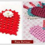 Valentine’s Granny Heart Free Crochet Pattern