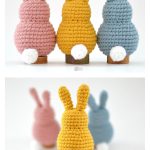 Amigurumi Easter Bunny Placeholders Free Crochet Pattern