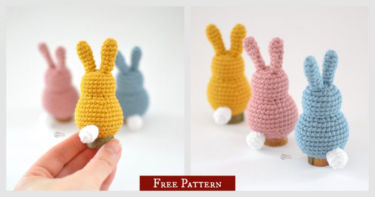 Amigurumi Easter Bunny Placeholders Free Crochet Pattern