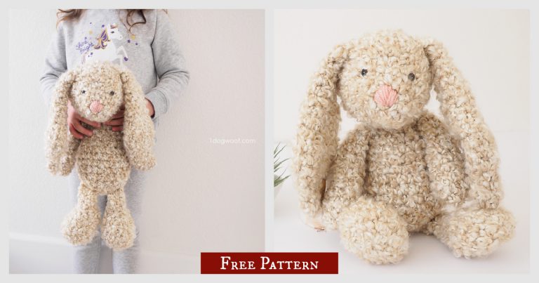 Classic Stuffed Bunny Free Crochet Pattern