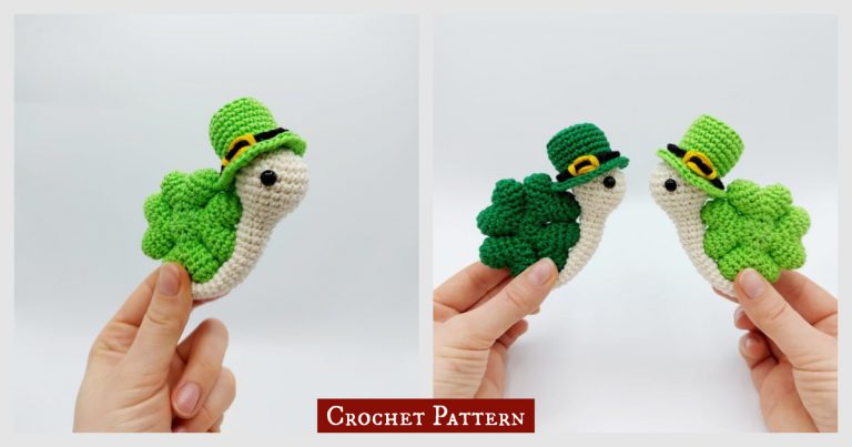 Clover Snail Amigurumi Crochet Pattern