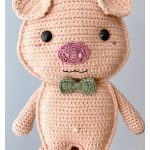 Dapper Piggy Free Crochet Pattern