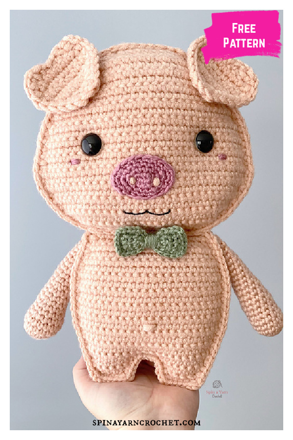 Dapper Piggy Free Crochet Pattern
