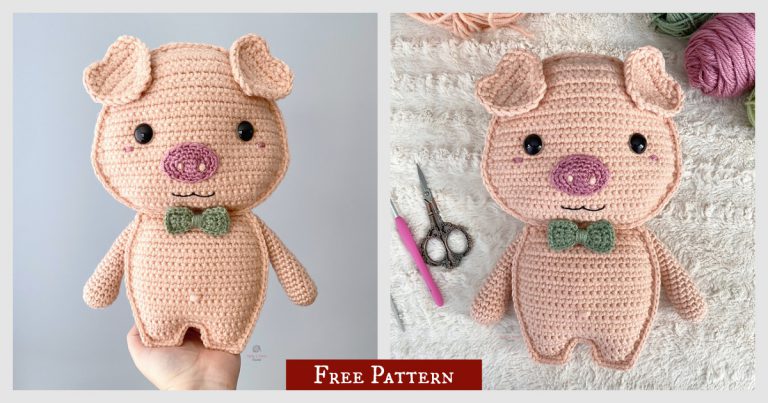 Dapper Piggy Free Crochet Pattern