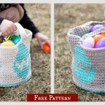 Easter Egg Basket Free Crochet Pattern