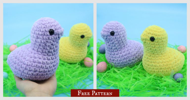 Easter Peeps Amigurumi Free Crochet Pattern
