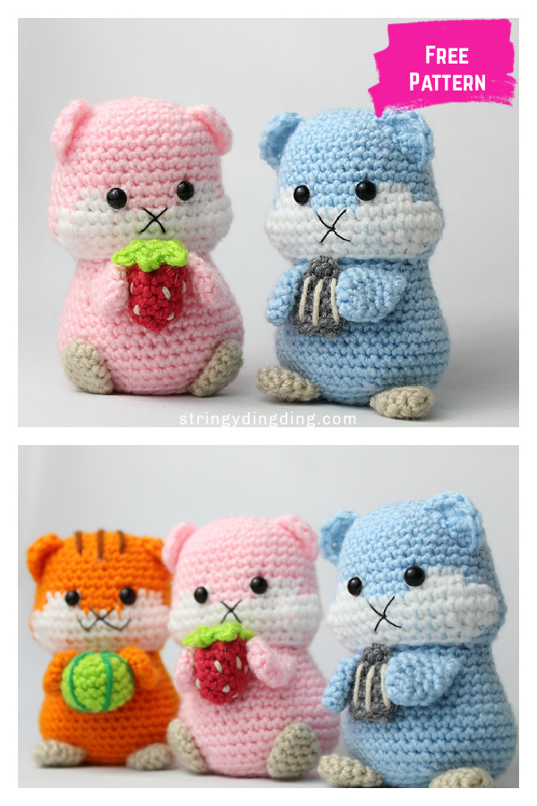 Hamster Amigurumi Free Crochet Pattern