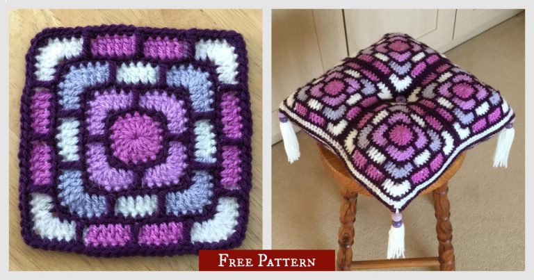 Light Fantastic Square Free Crochet Pattern